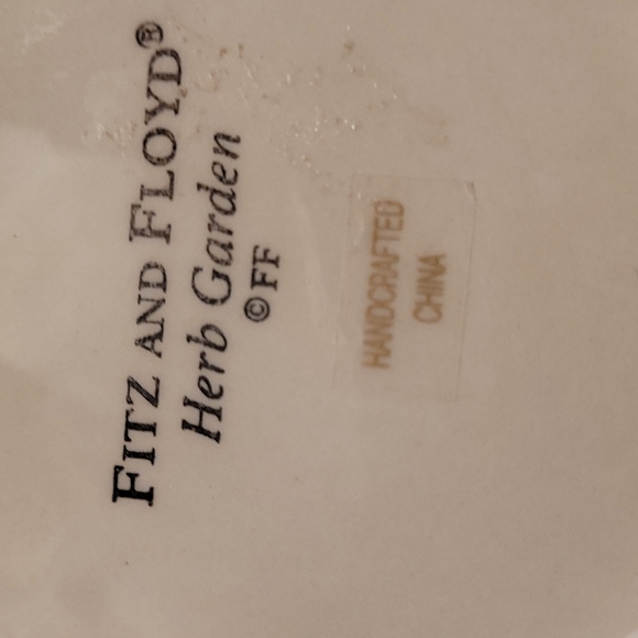 Drink Pitcher Fitz & Floyd Herb Garden Ceramic Decorative Pitcher - Picture 7 of 7